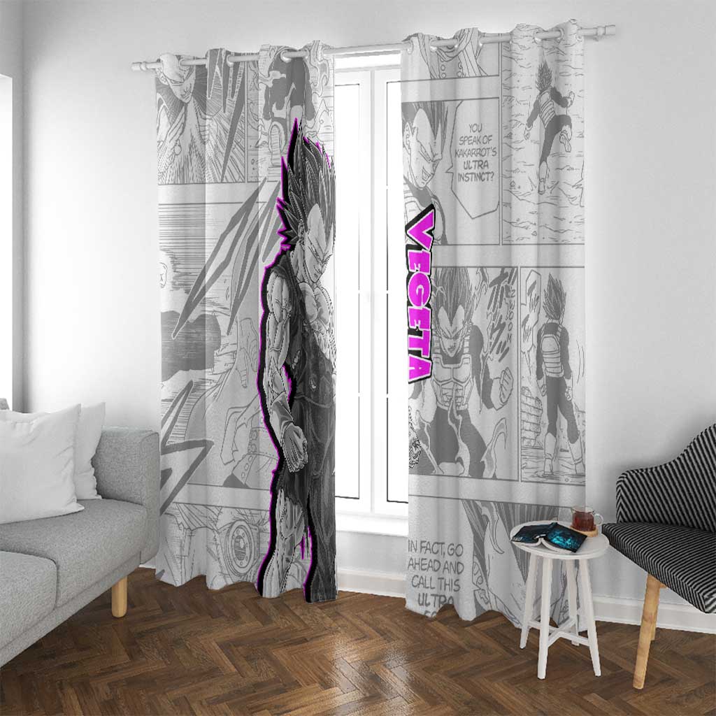 Vegeta - Dragonball Window Curtain Anime Mix Manga Style