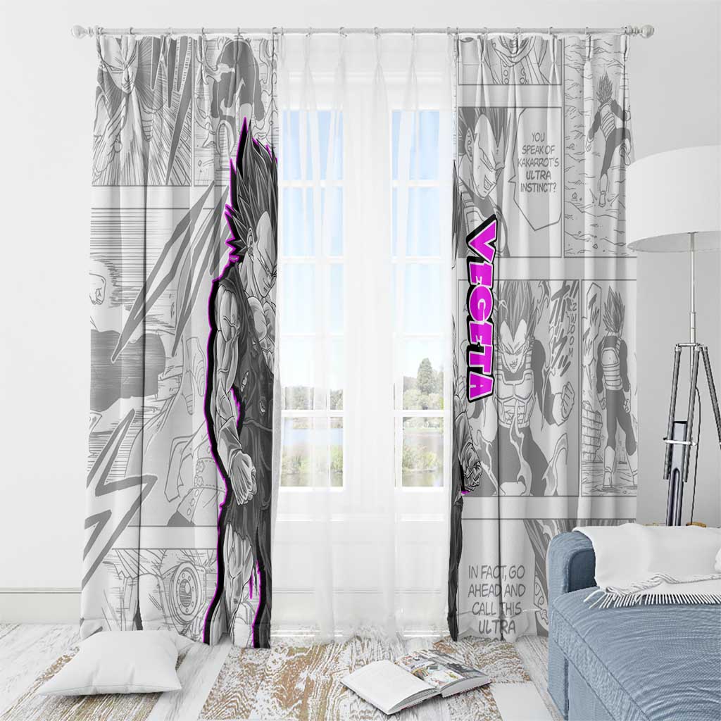 Vegeta - Dragonball Window Curtain Anime Mix Manga Style