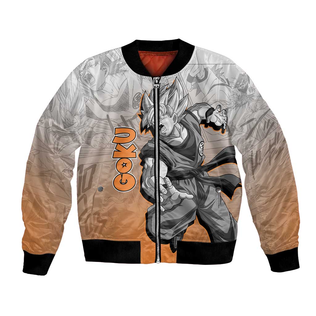 Goku - Dragonball Bomber Jacket Anime Mix Manga Style