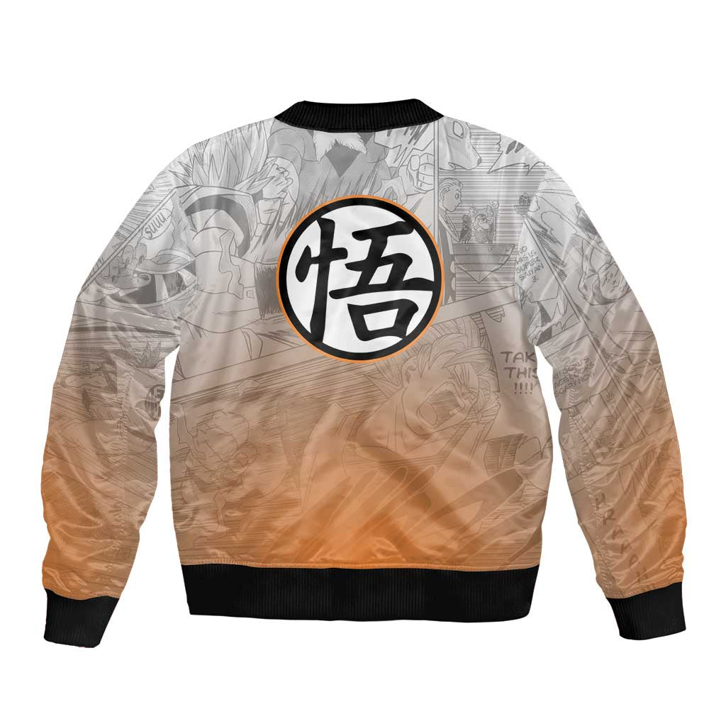 Goku - Dragonball Bomber Jacket Anime Mix Manga Style
