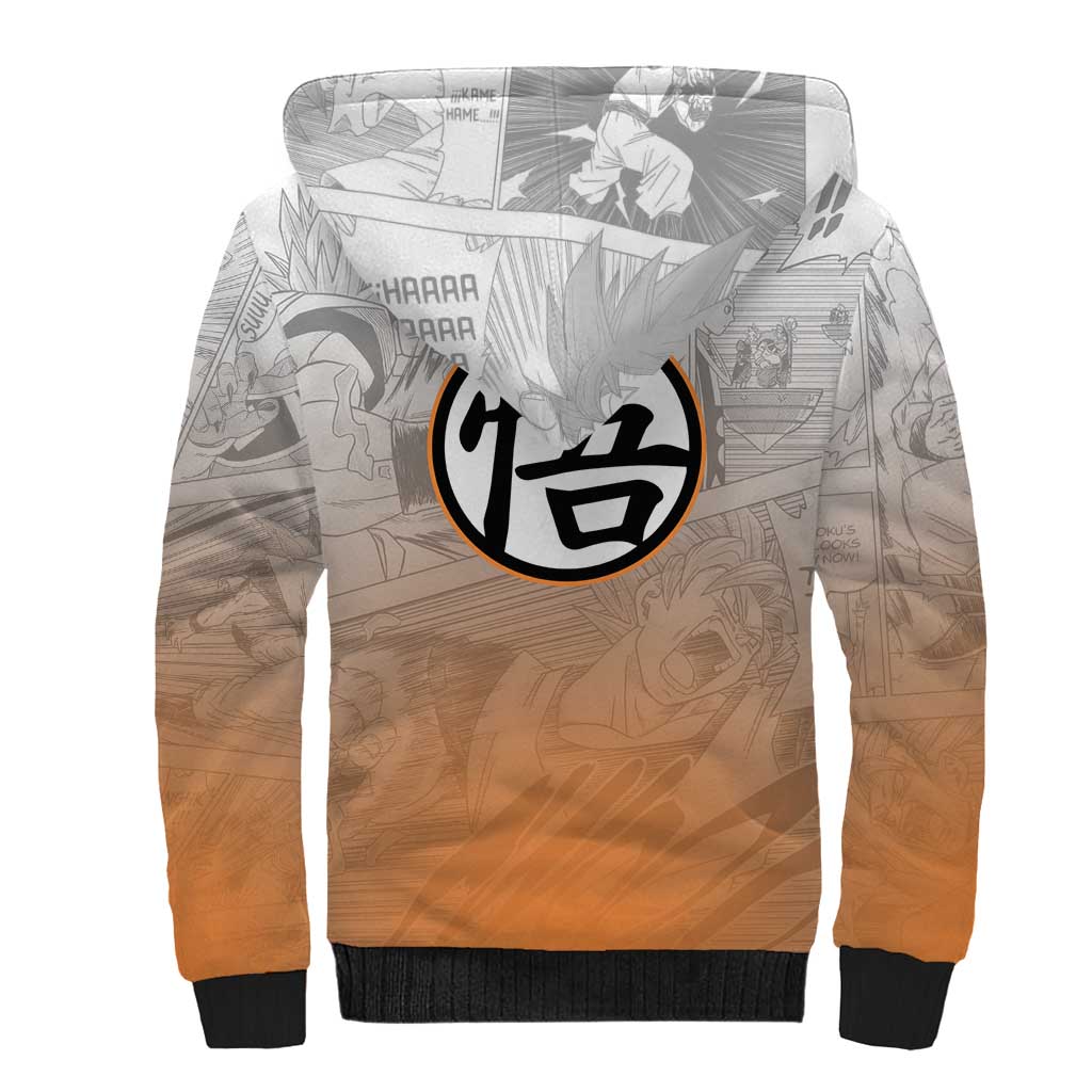 Goku - Dragonball Sherpa Hoodie Anime Mix Manga Style