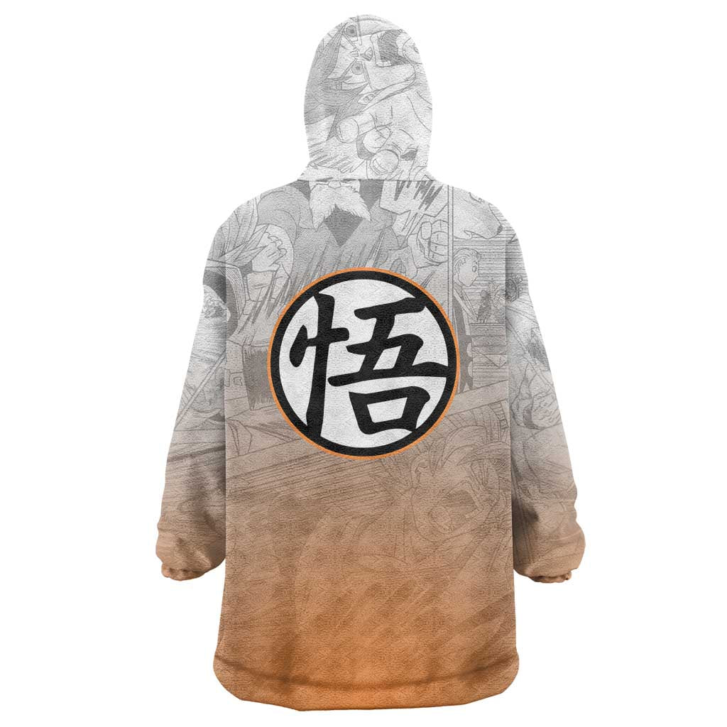 Goku - Dragonball Wearable Blanket Hoodie Anime Mix Manga Style