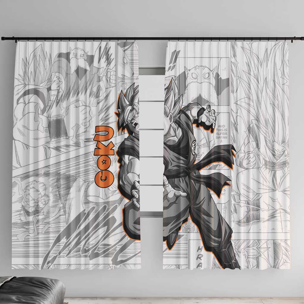 Goku - Dragonball Window Curtain Anime Mix Manga Style