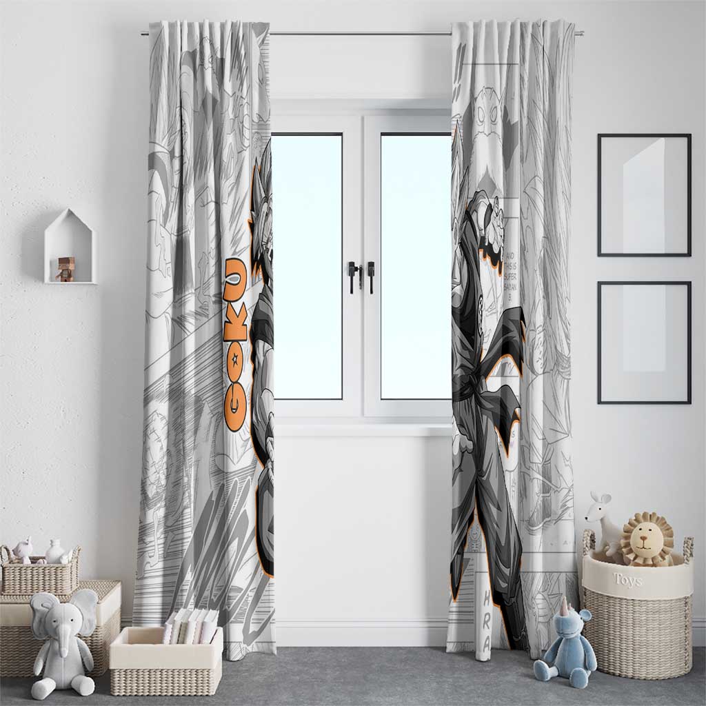 Goku - Dragonball Window Curtain Anime Mix Manga Style