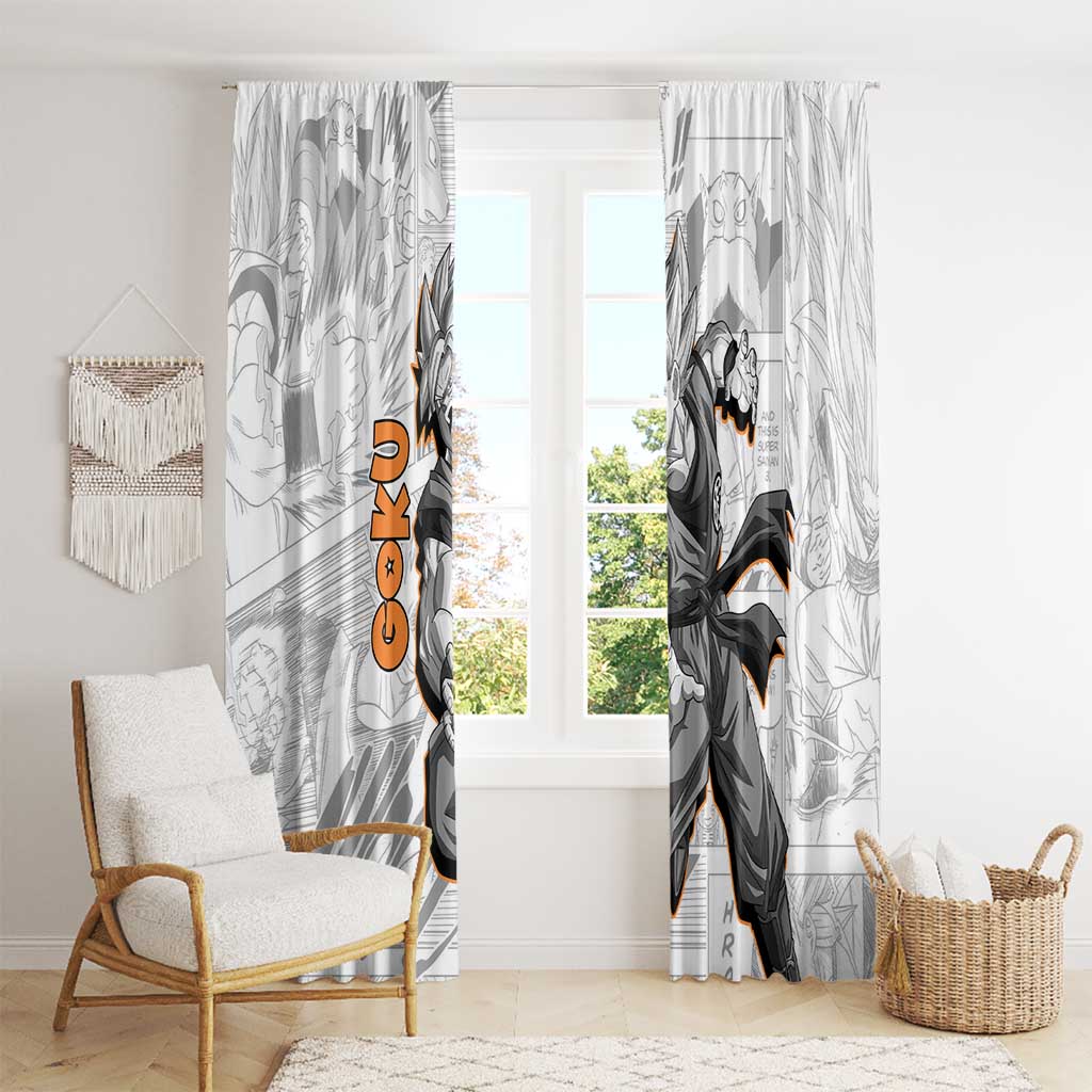 Goku - Dragonball Window Curtain Anime Mix Manga Style