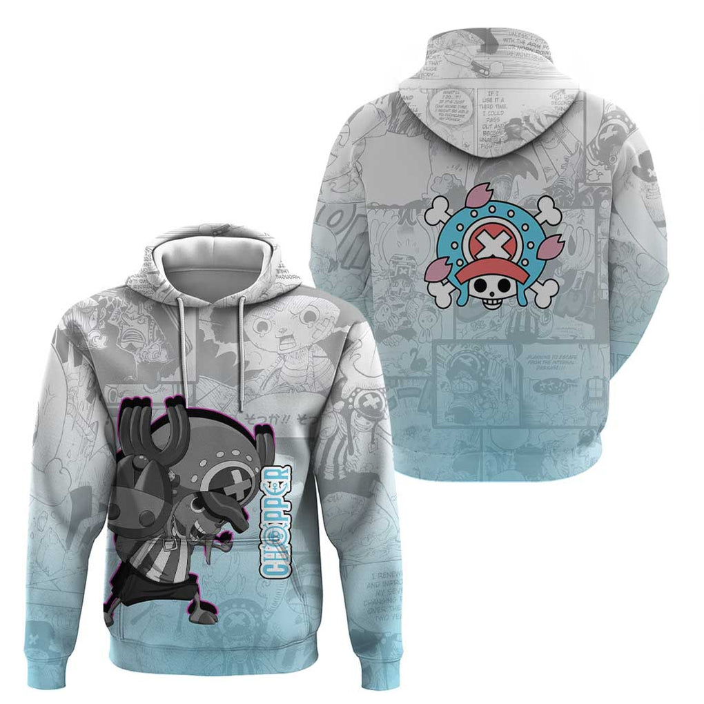 Cute Chopper - One Piece Hoodie Anime Mix Manga Style