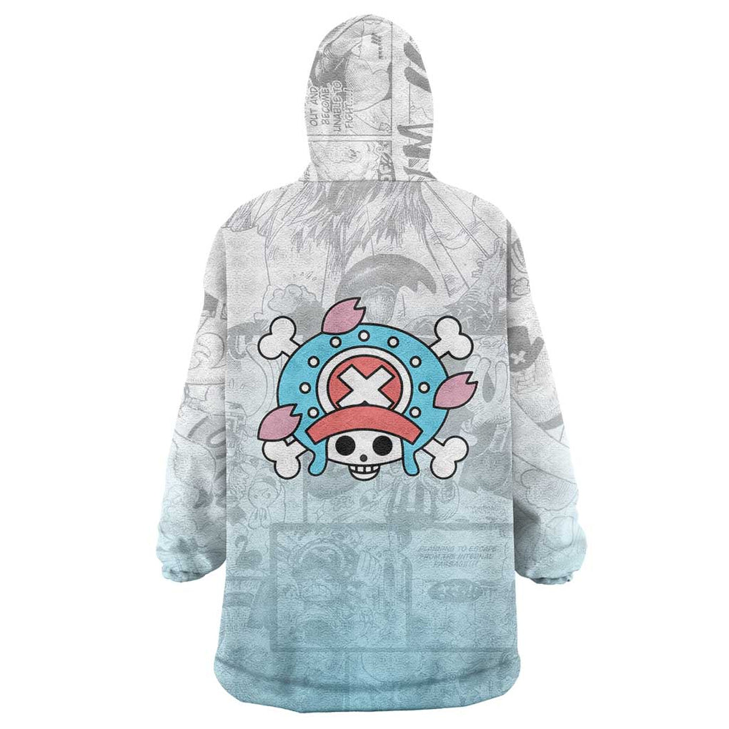 Cute Chopper - One Piece Wearable Blanket Hoodie Anime Mix Manga Style