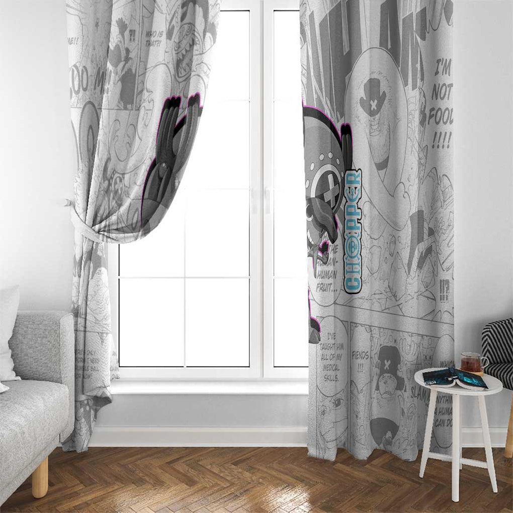 Cute Chopper - One Piece Window Curtain Anime Mix Manga Style
