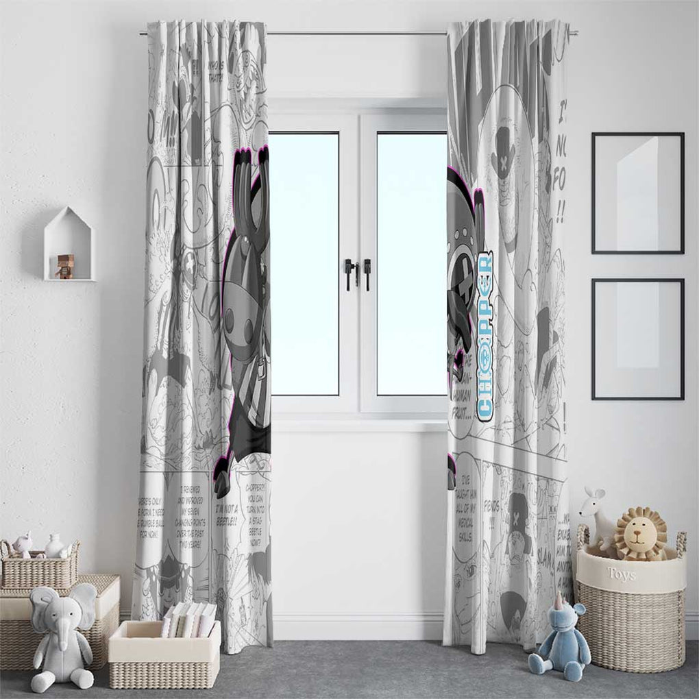 Cute Chopper - One Piece Window Curtain Anime Mix Manga Style