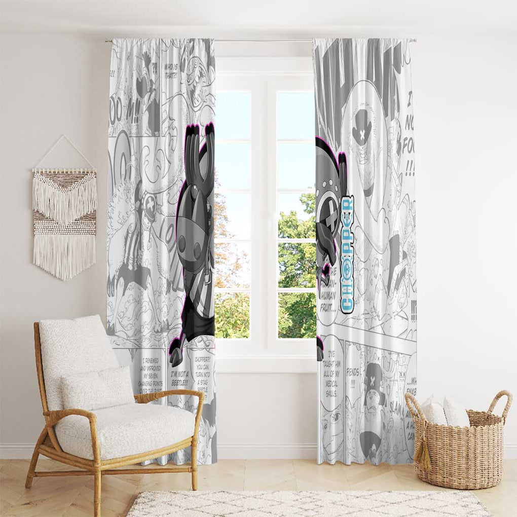 Cute Chopper - One Piece Window Curtain Anime Mix Manga Style