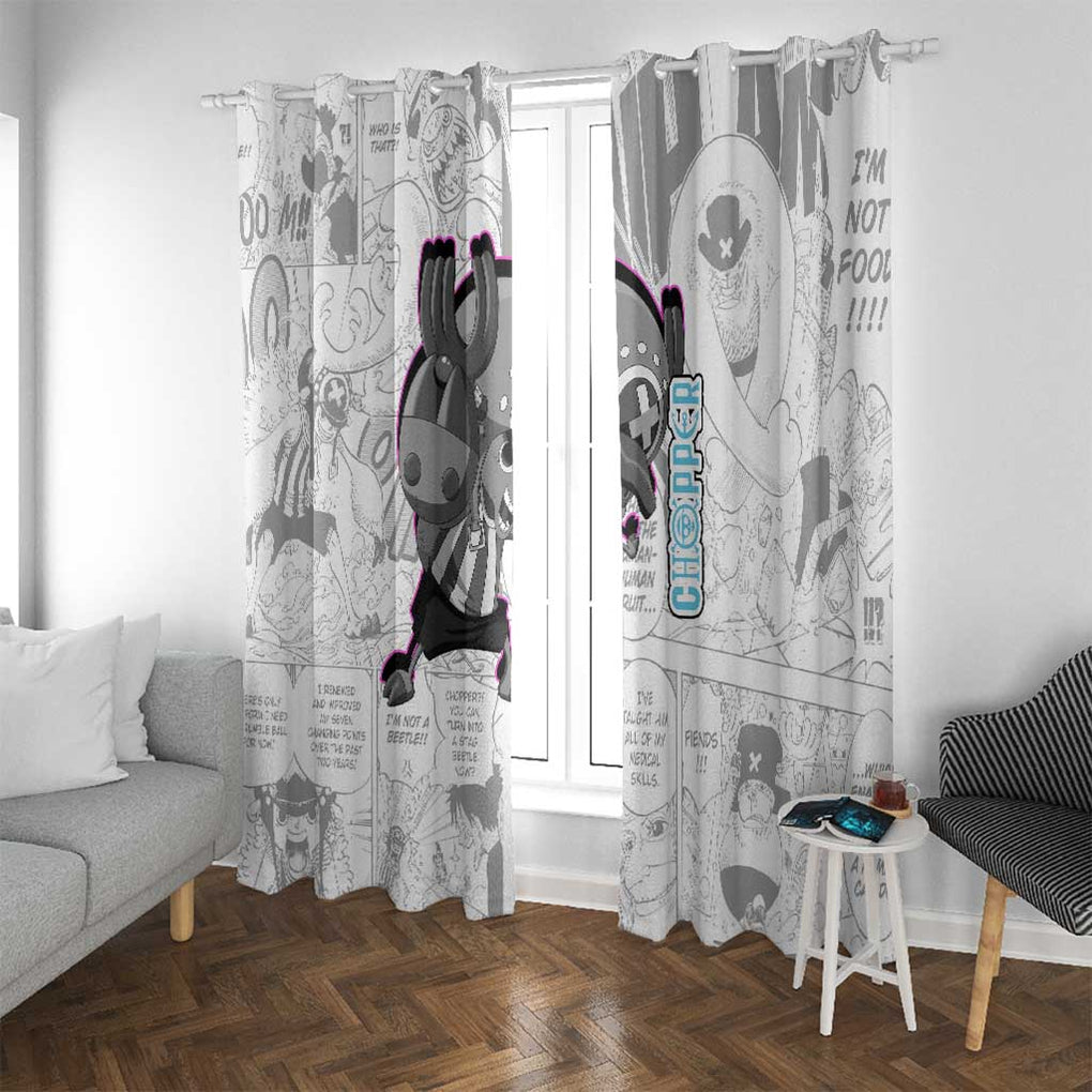 Cute Chopper - One Piece Window Curtain Anime Mix Manga Style