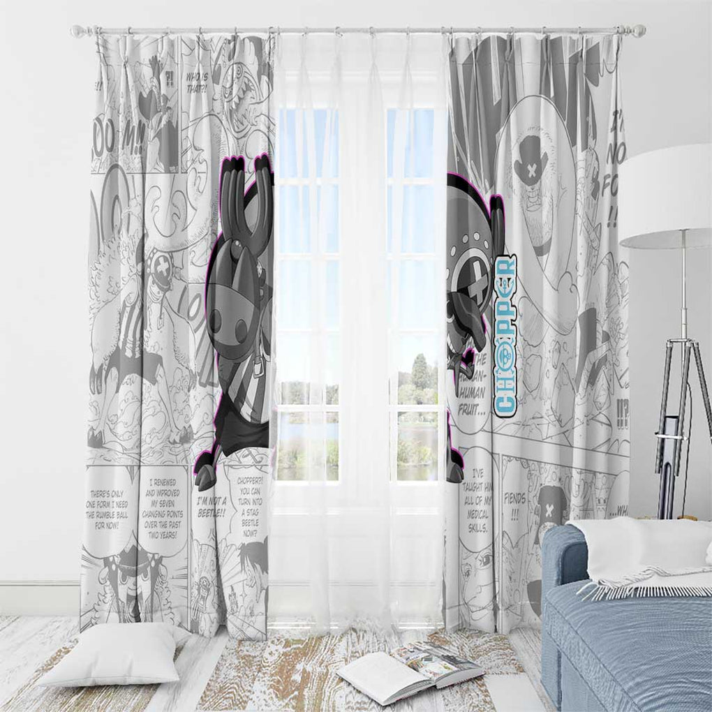 Cute Chopper - One Piece Window Curtain Anime Mix Manga Style