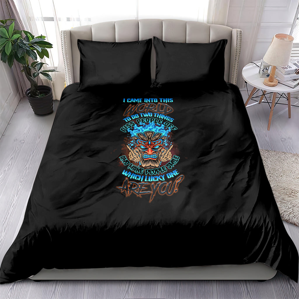 which-lucky-one-are-you-skull-tiki-bedding-set