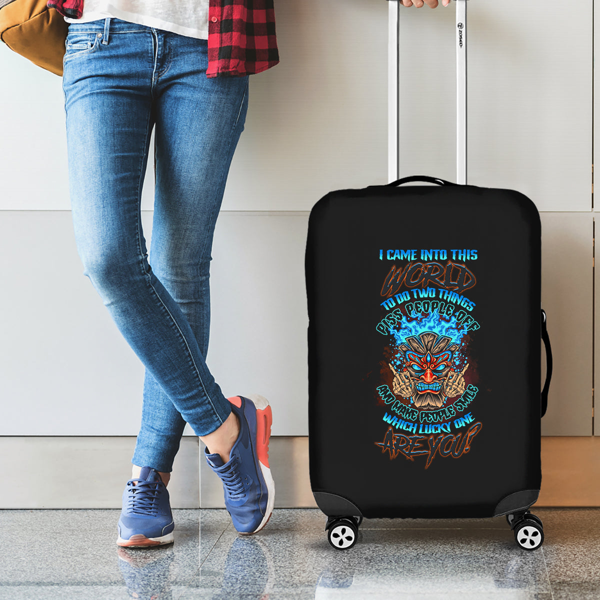 which-lucky-one-are-you-skull-tiki-luggage-cover