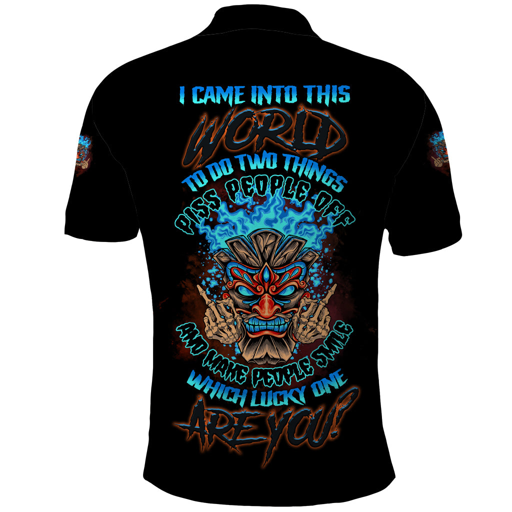 which-lucky-one-are-you-skull-tiki-polo-shirt