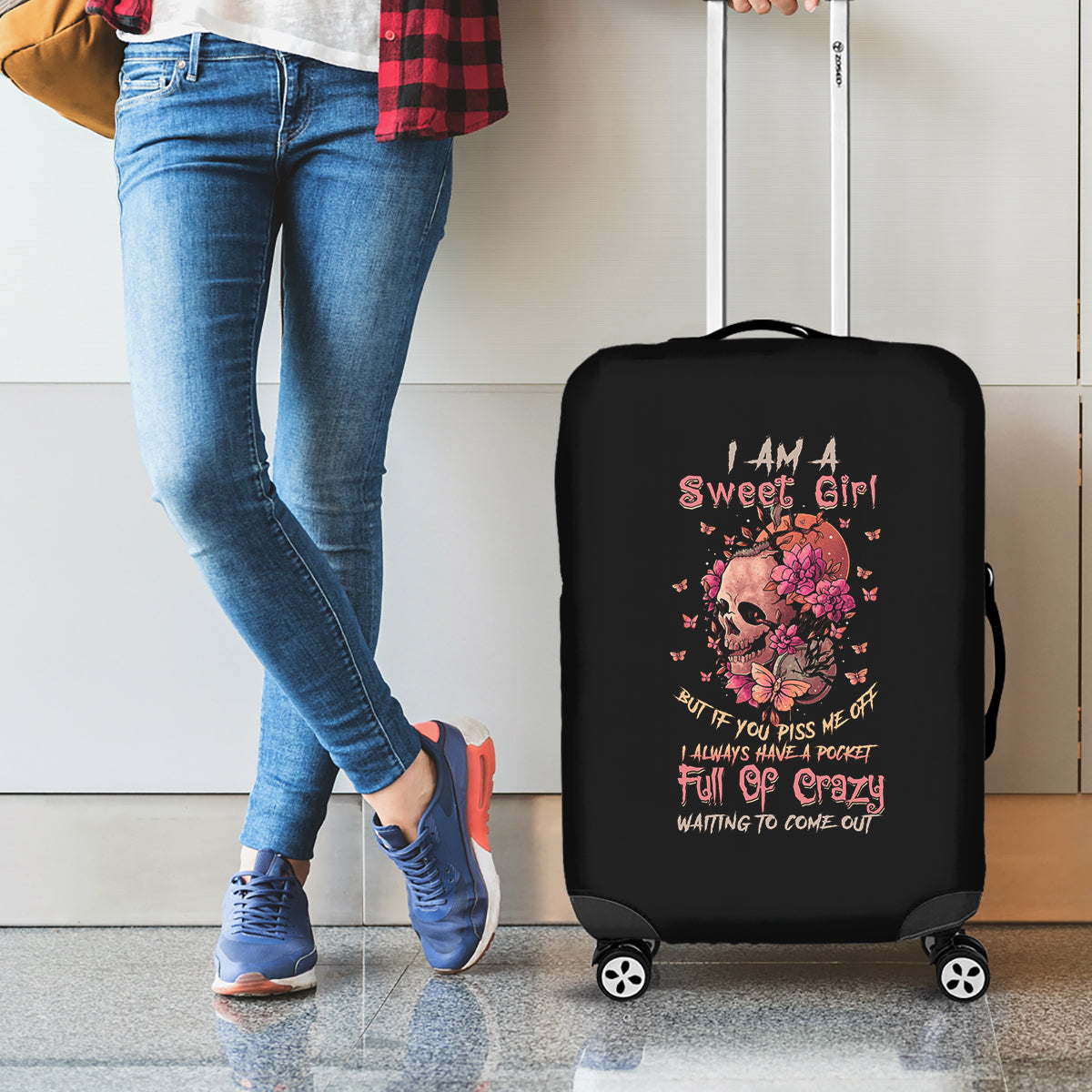 i-am-a-sweet-girl-flower-skull-luggage-cover