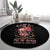 i-am-a-sweet-girl-flower-skull-round-carpet