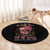 i-am-a-sweet-girl-flower-skull-round-carpet
