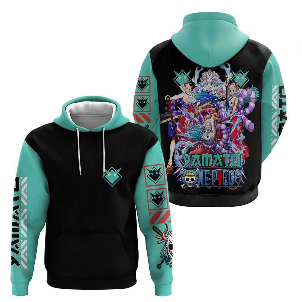 Yamato V3 One Piece Hoodie Abtract Style