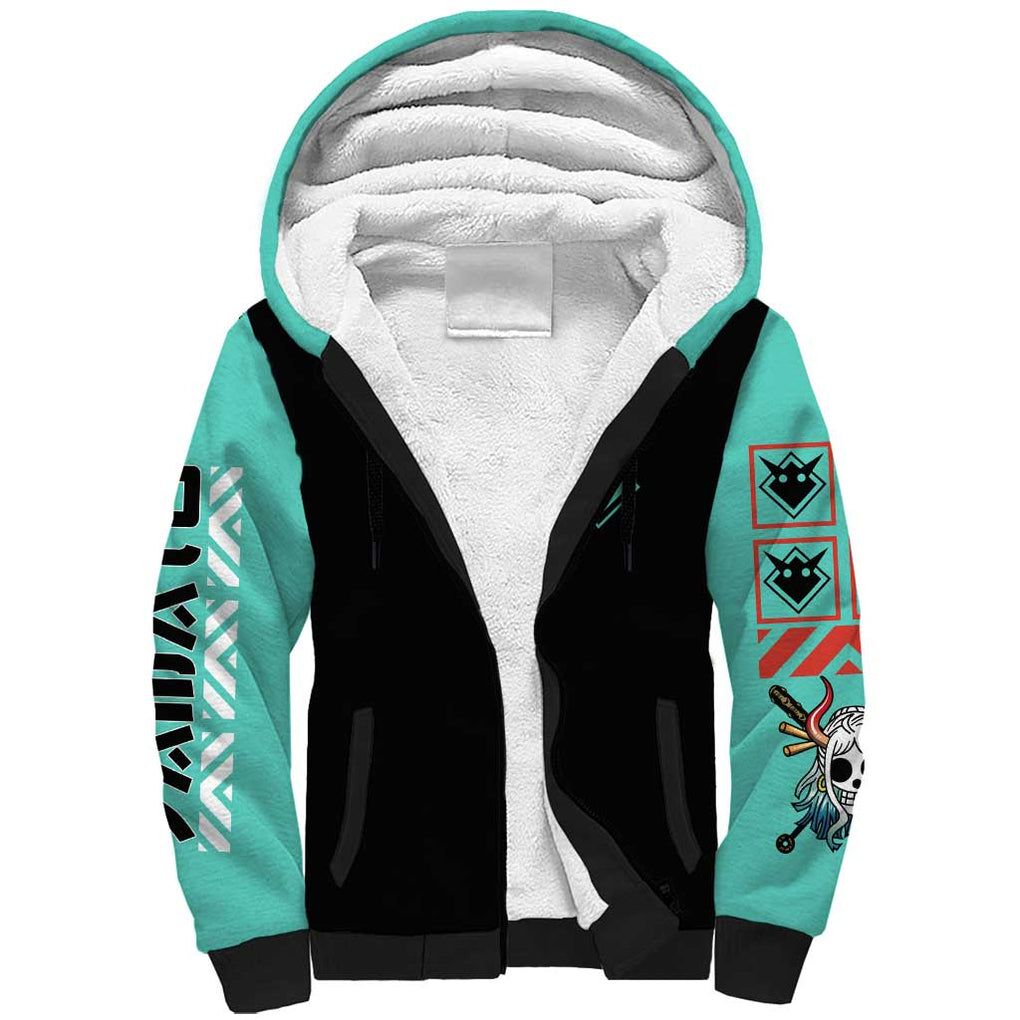 Yamato V3 One Piece Sherpa Hoodie Abtract Style