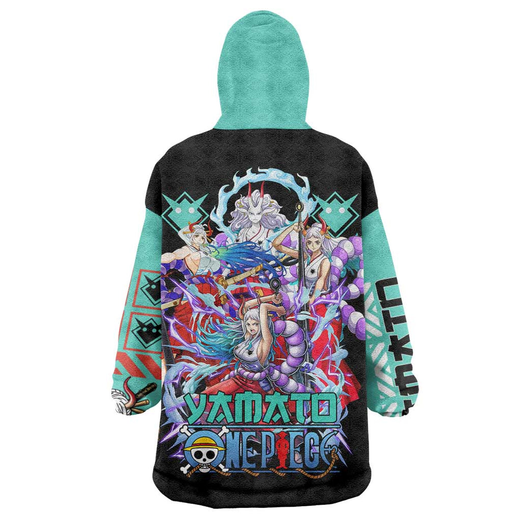 Yamato V3 One Piece Wearable Blanket Hoodie Abtract Style