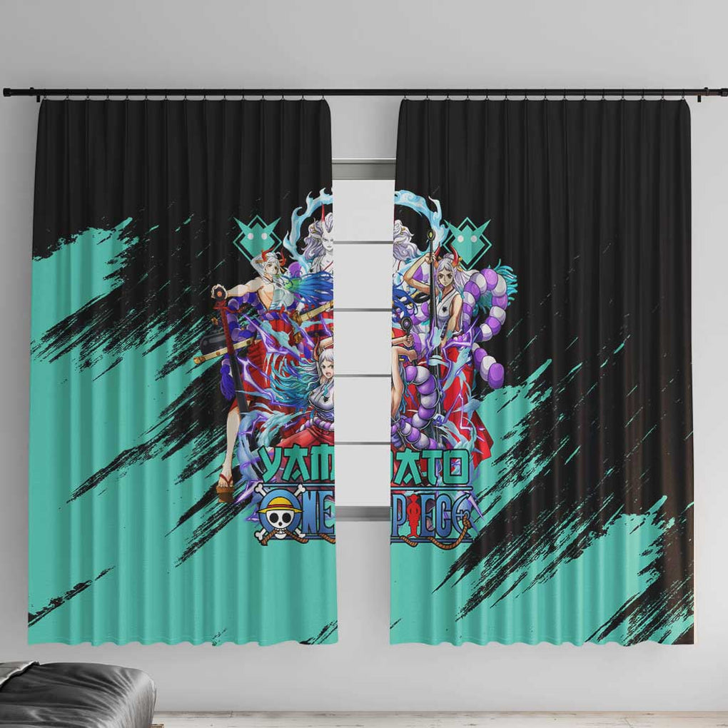 Yamato V3 One Piece Window Curtain Abtract Style