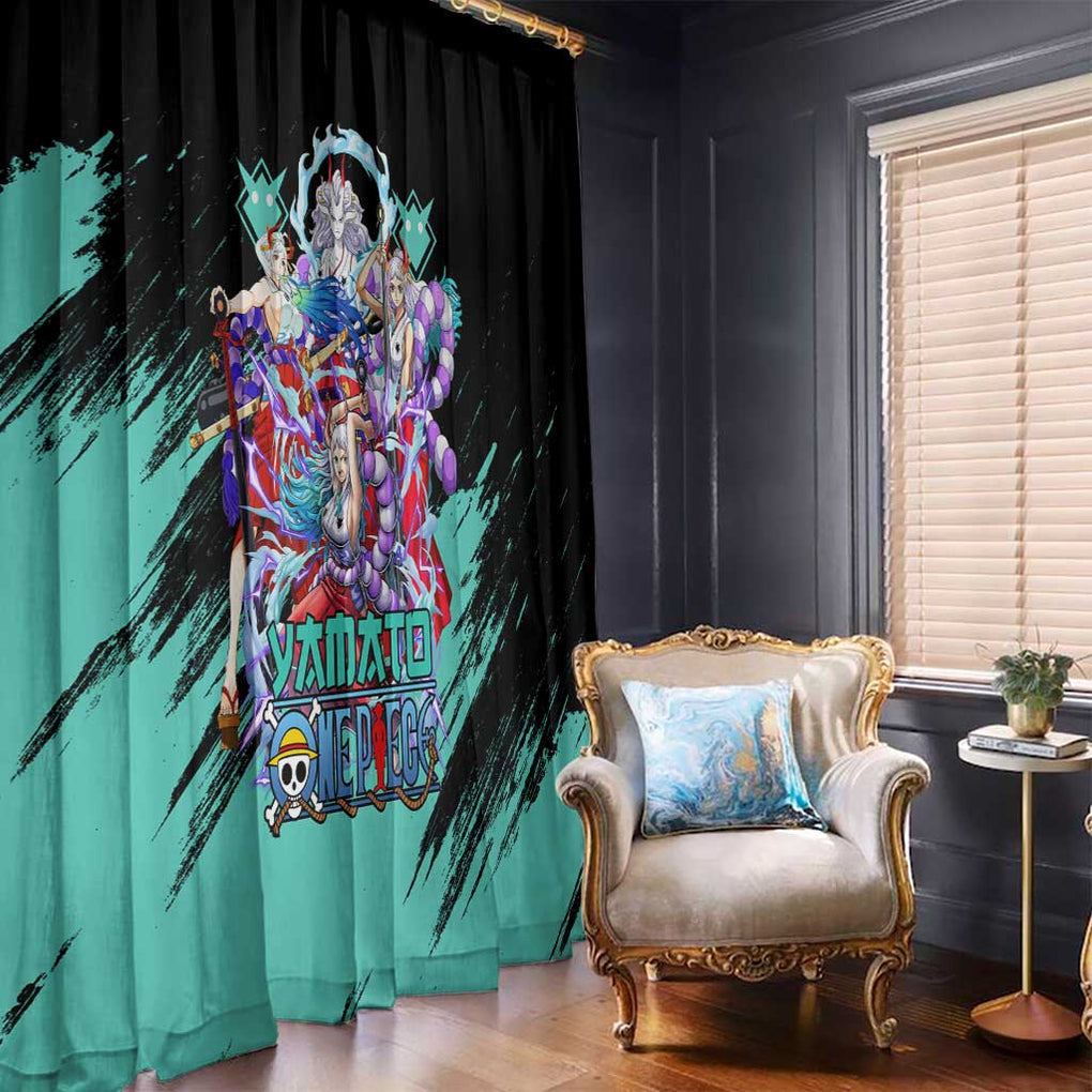 Yamato V3 One Piece Window Curtain Abtract Style