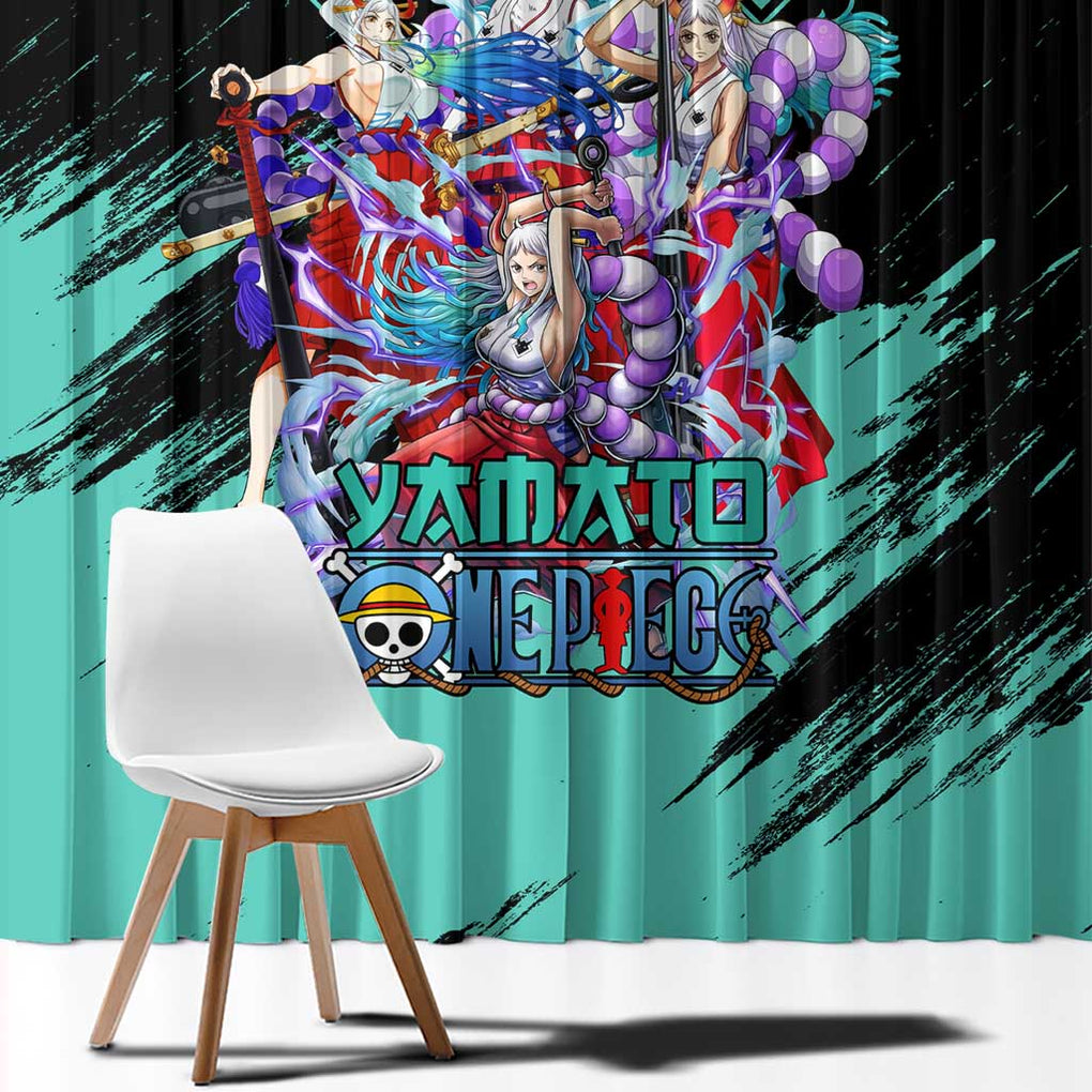 Yamato V3 One Piece Window Curtain Abtract Style