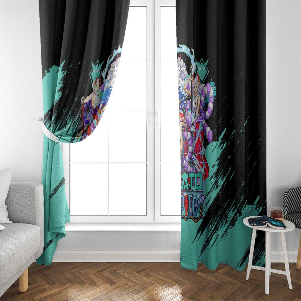 Yamato V3 One Piece Window Curtain Abtract Style