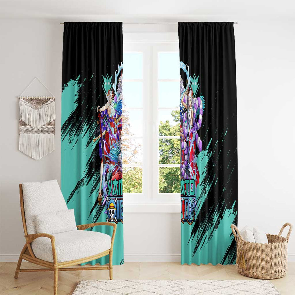Yamato V3 One Piece Window Curtain Abtract Style