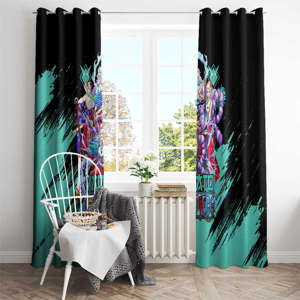 Yamato V3 One Piece Window Curtain Abtract Style