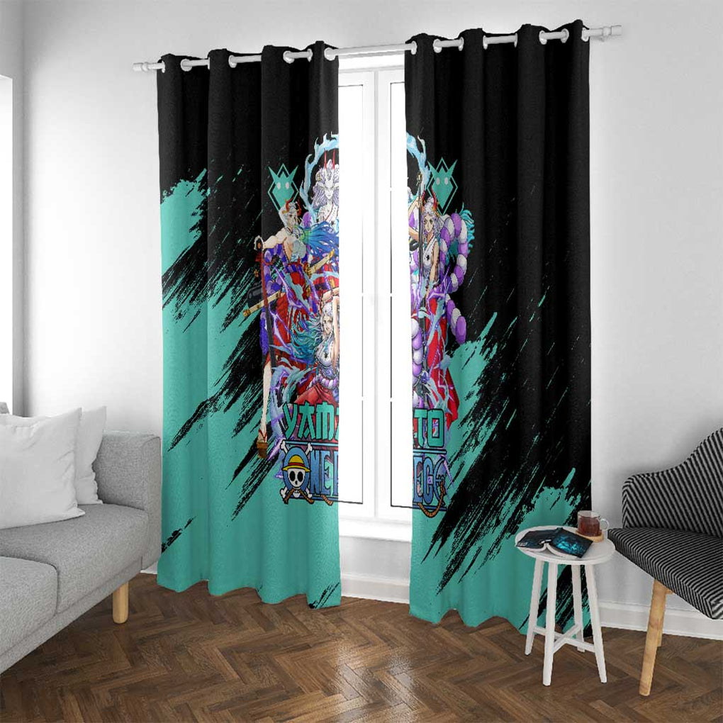 Yamato V3 One Piece Window Curtain Abtract Style