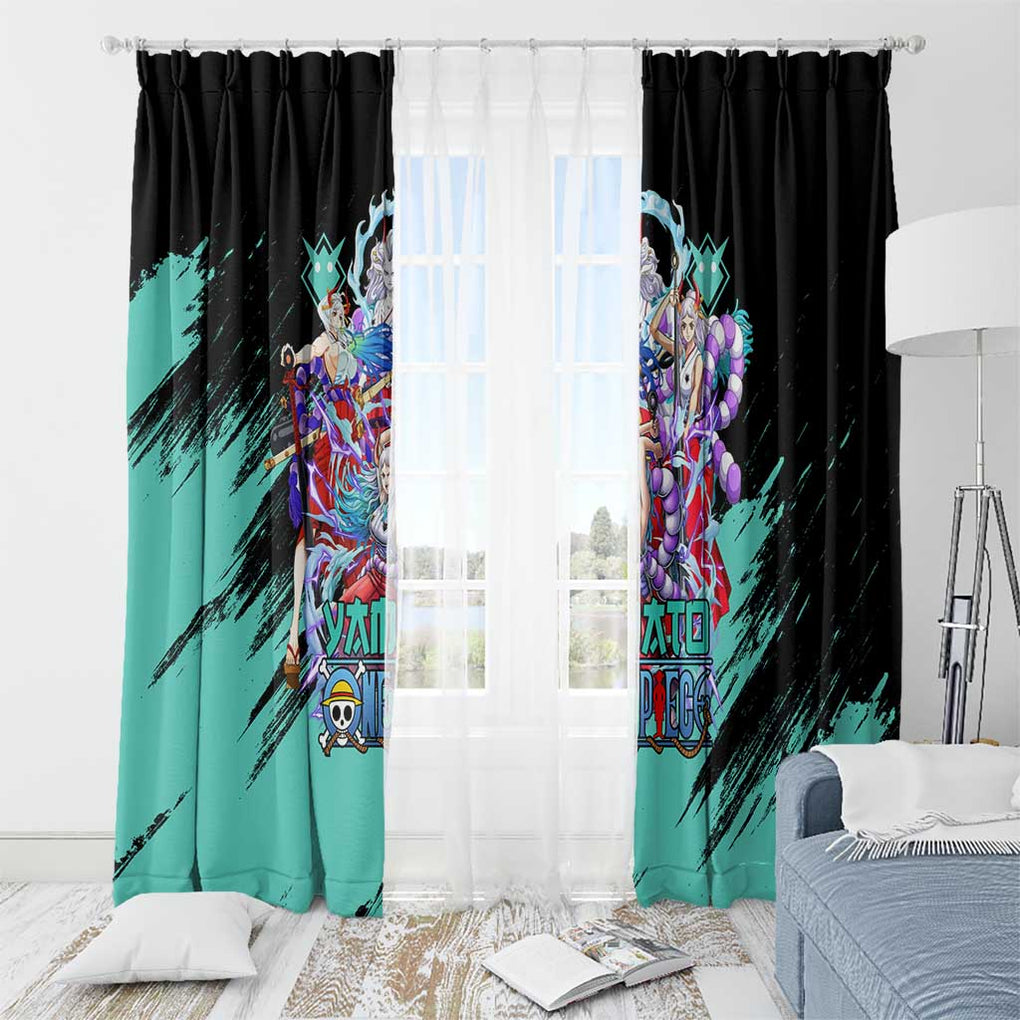 Yamato V3 One Piece Window Curtain Abtract Style
