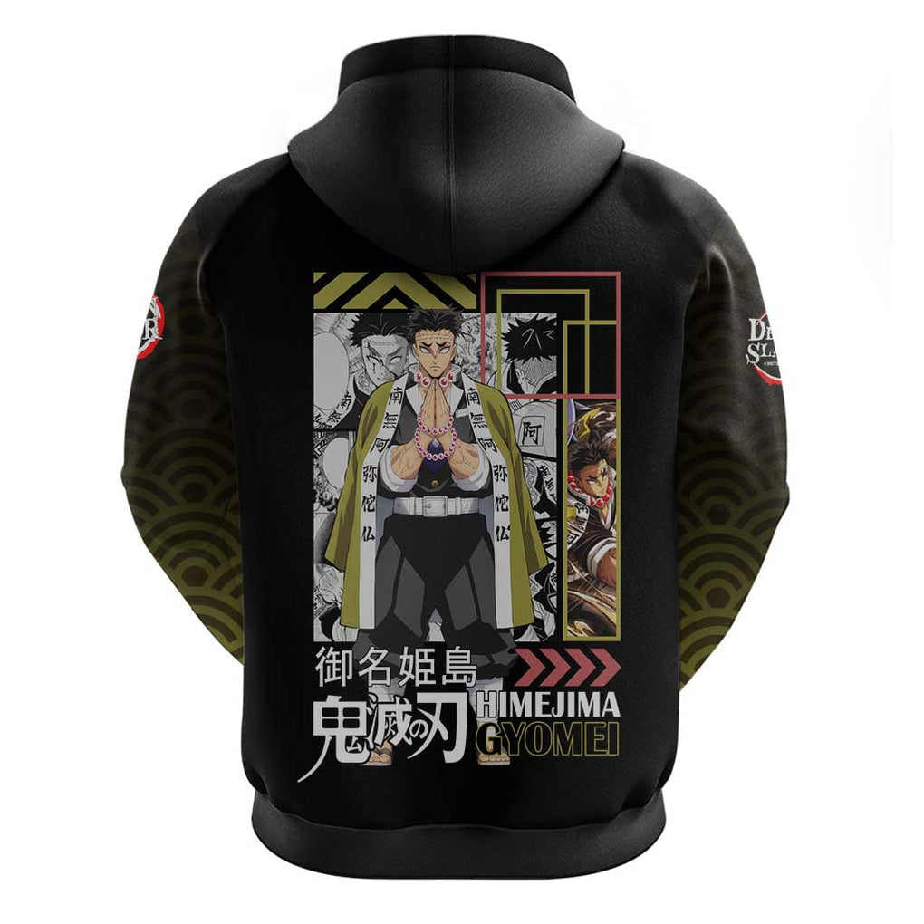 Gyomei Himejima - Kimesu No Yaiba Hoodie Japan Anime Style