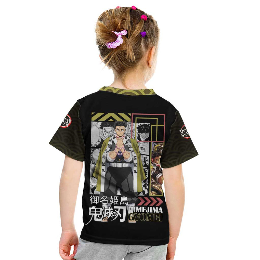 Gyomei Himejima - Kimesu No Yaiba Kid T Shirt Japan Anime Style