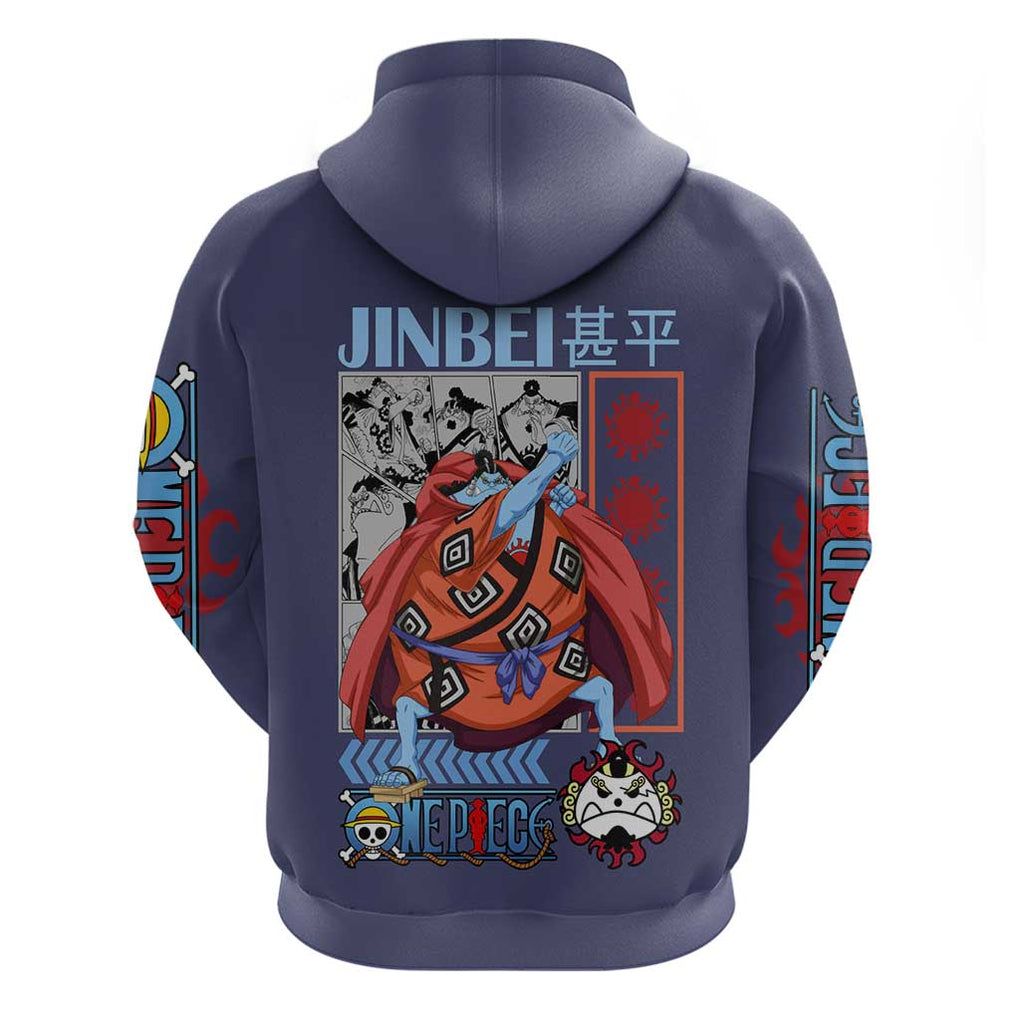 Jinbei One Piece Hoodie Anime Style