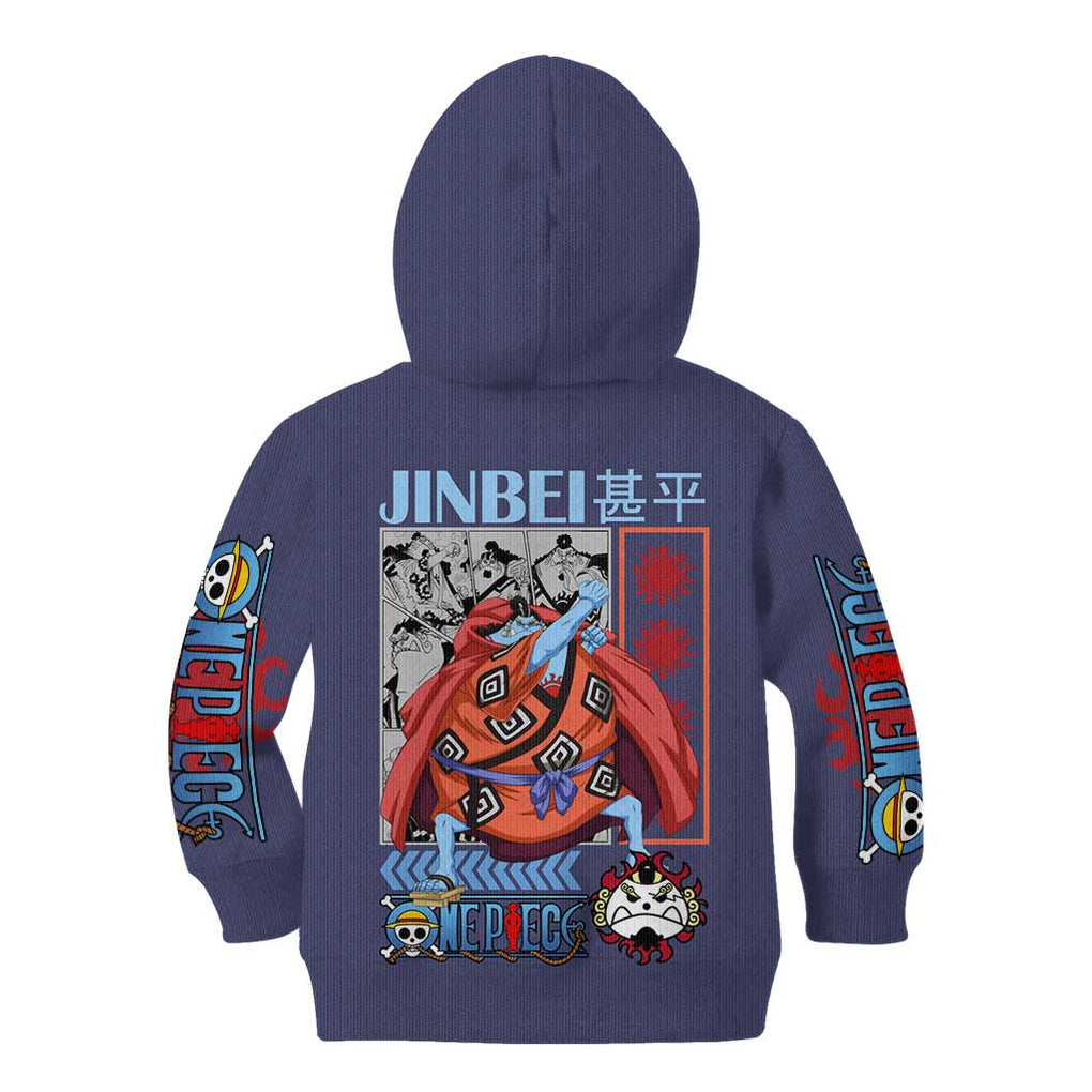 Jinbei One Piece Kid Hoodie Anime Style