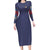 Jinbei One Piece Long Sleeve Bodycon Dress Anime Style