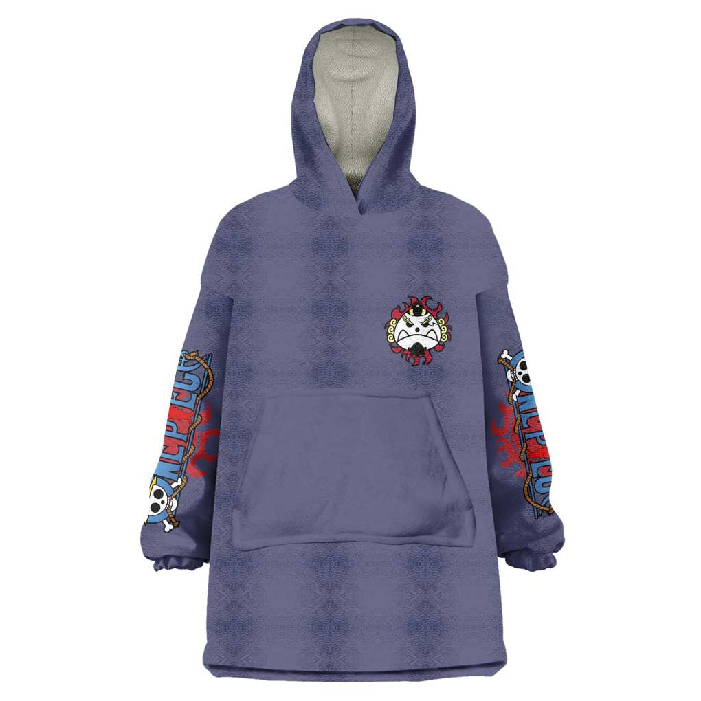 Jinbei One Piece Wearable Blanket Hoodie Anime Style