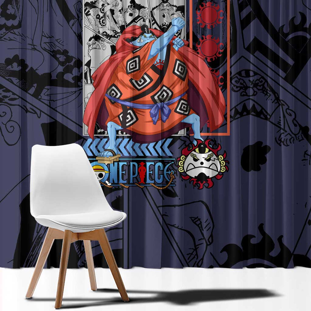 Jinbei One Piece Window Curtain Anime Style