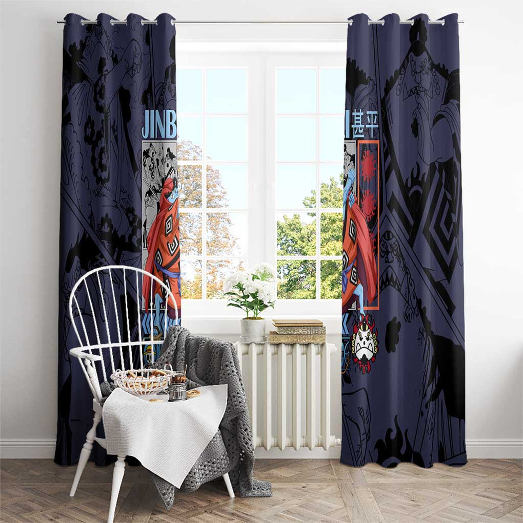 Jinbei One Piece Window Curtain Anime Style