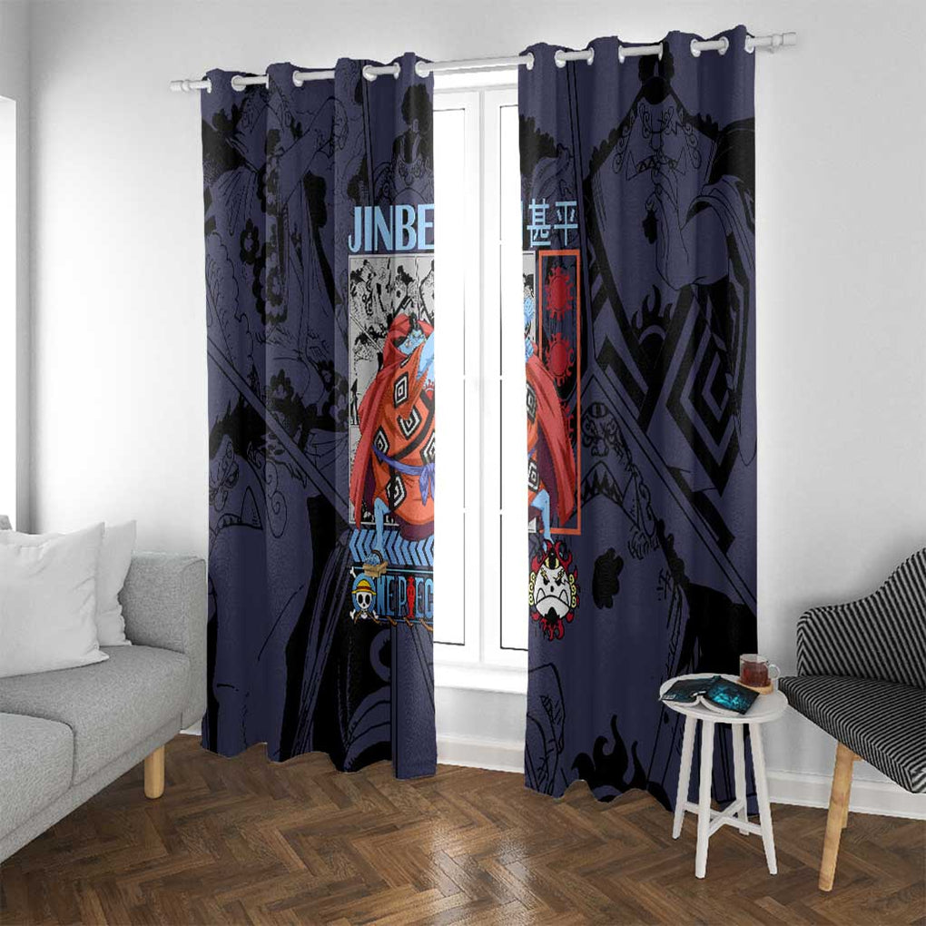 Jinbei One Piece Window Curtain Anime Style