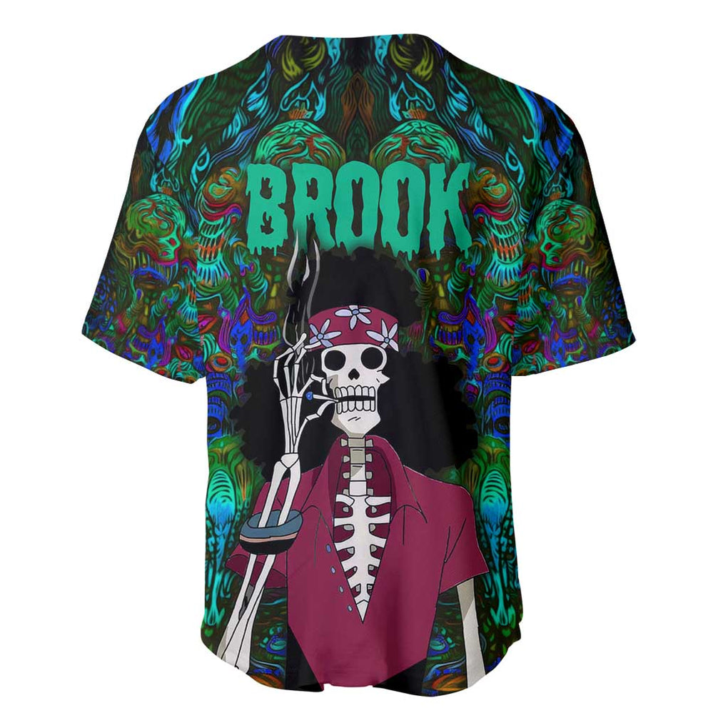 Hippie Trip Brook One Piece Baseball Jersey Anime Mix Trippy Style