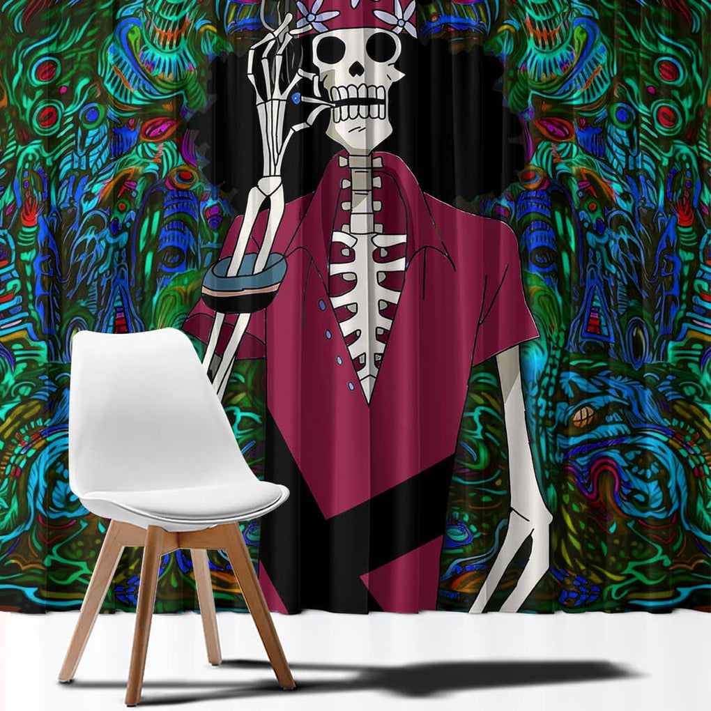 Hippie Trip Brook One Piece Window Curtain Anime Mix Trippy Style