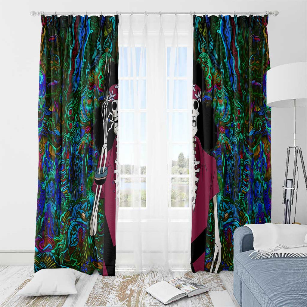 Hippie Trip Brook One Piece Window Curtain Anime Mix Trippy Style