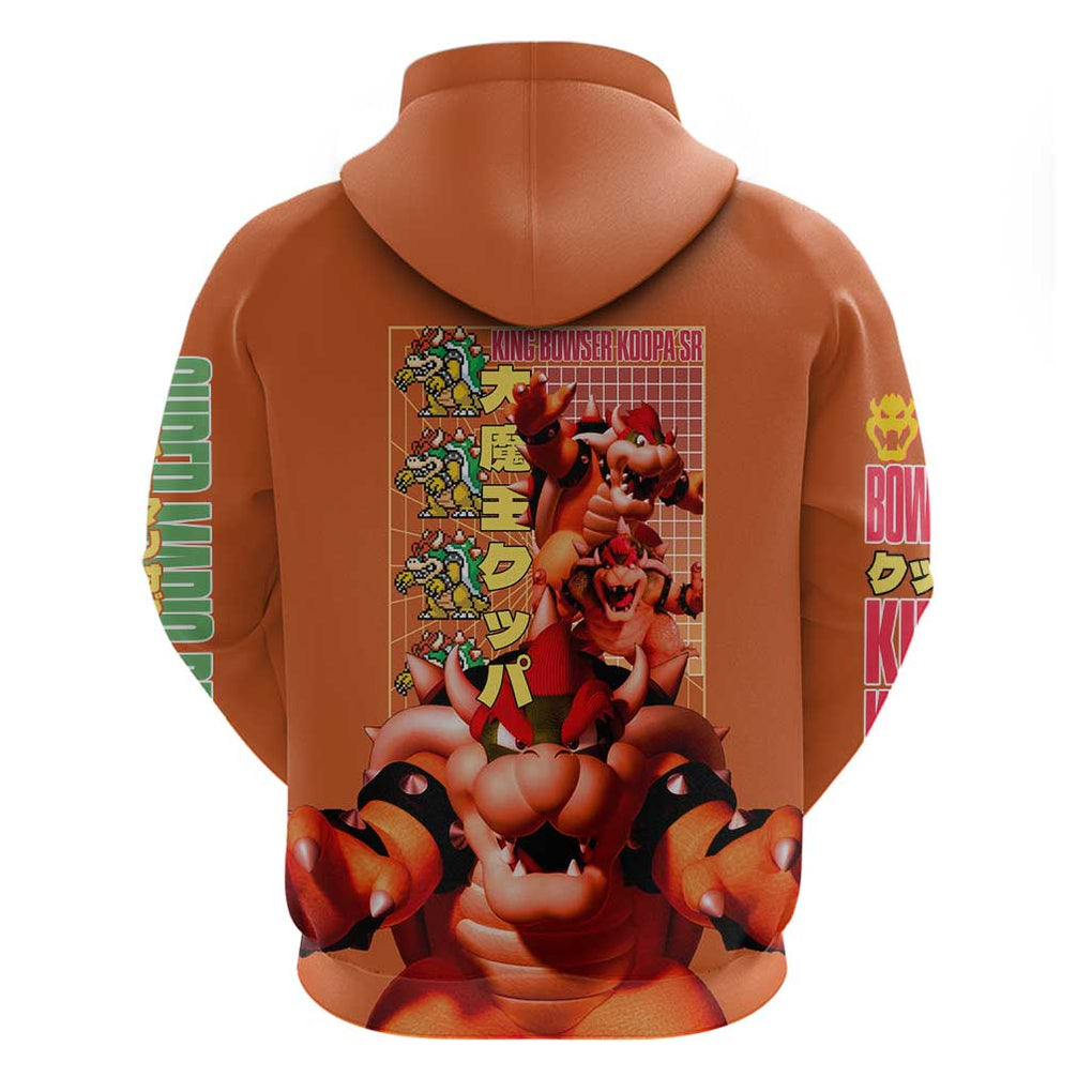 Bowser Mario Bros Hoodie Anime Style