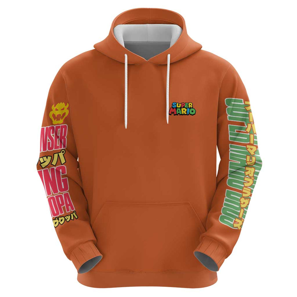 Bowser Mario Bros Hoodie Anime Style