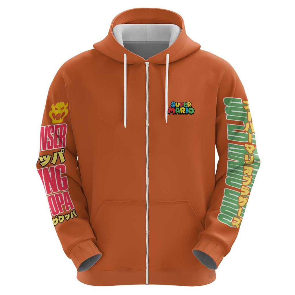 Bowser Mario Bros Hoodie Anime Style