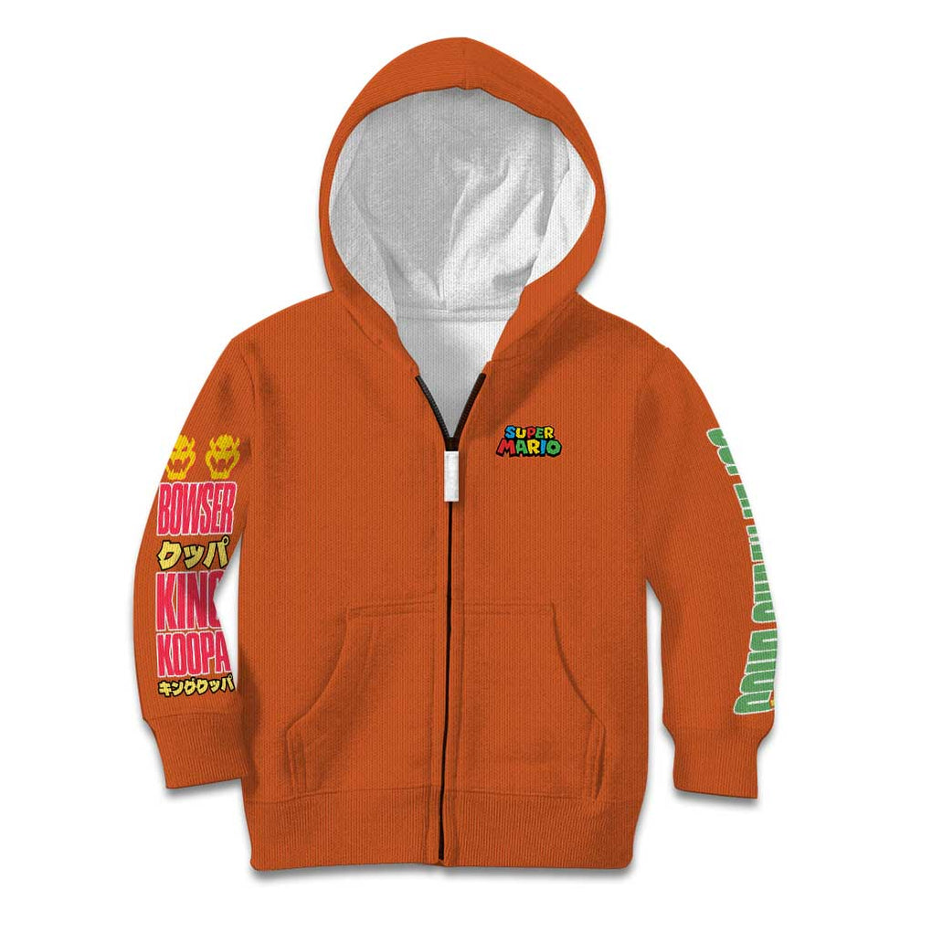Bowser Mario Bros Kid Hoodie Anime Style