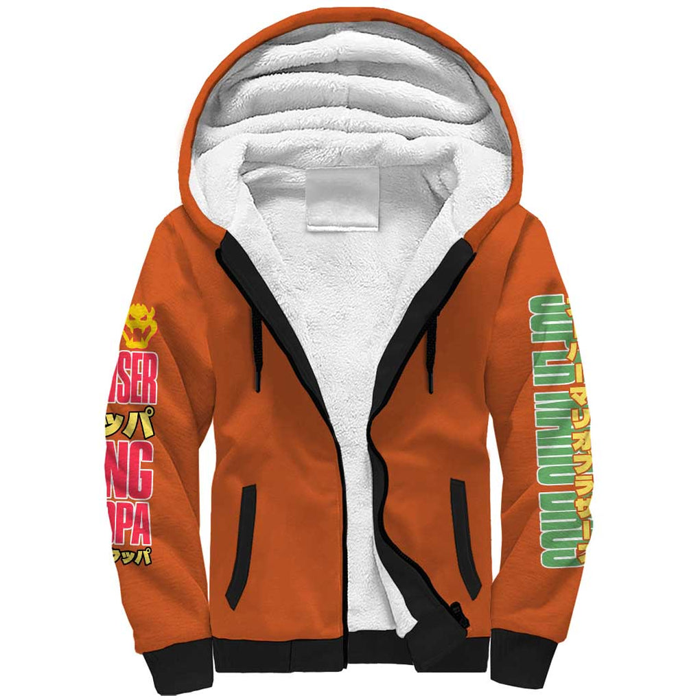 Bowser Mario Bros Sherpa Hoodie Anime Style